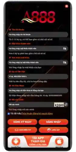 Đăng Ký Tài Khoản A888 – Nhanh Chóng & Dễ Dàng